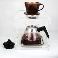 ดริปสเตชั่น อะคริลิค กรองกาแฟ 1 ถ้วย 1 Groups Acrylic Drip station 